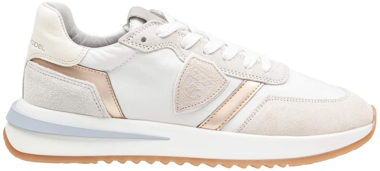 Philippe Model Philippe model tropez 2.1 sneakers in technical fabric and suede Wit