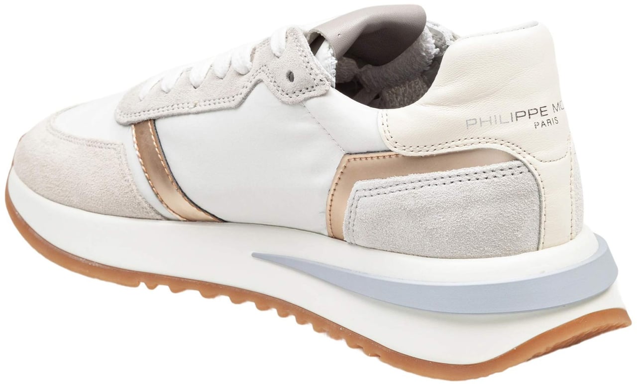 Philippe Model Philippe model tropez 2.1 sneakers in technical fabric and suede Wit