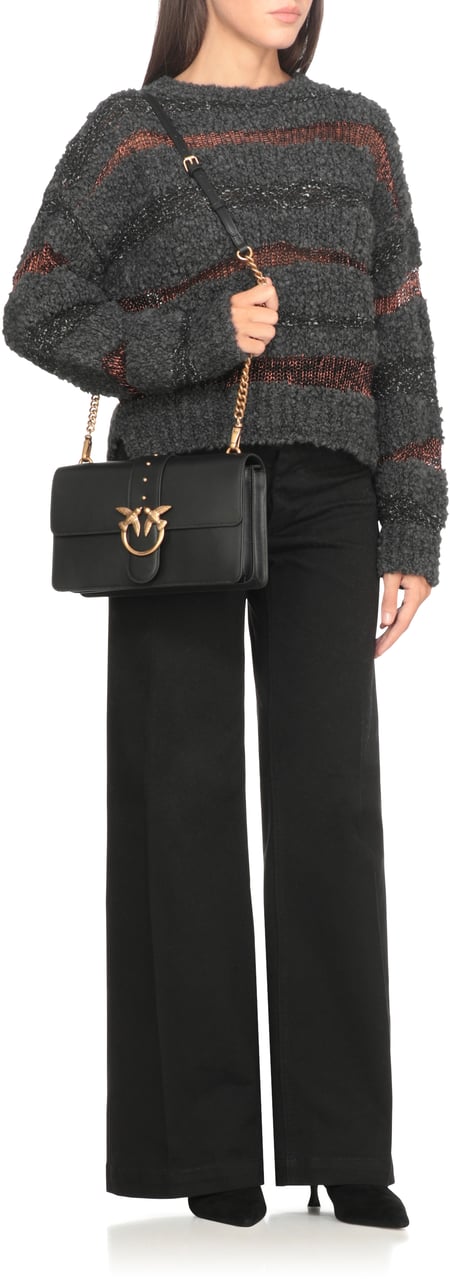 Pinko Bags Neroantique Gold Zwart