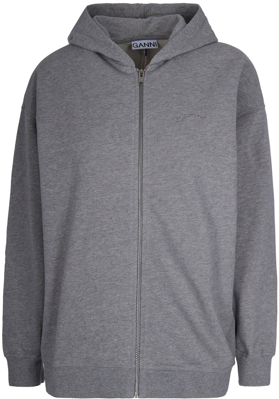 Ganni Sweaters Paloma Melange Grijs