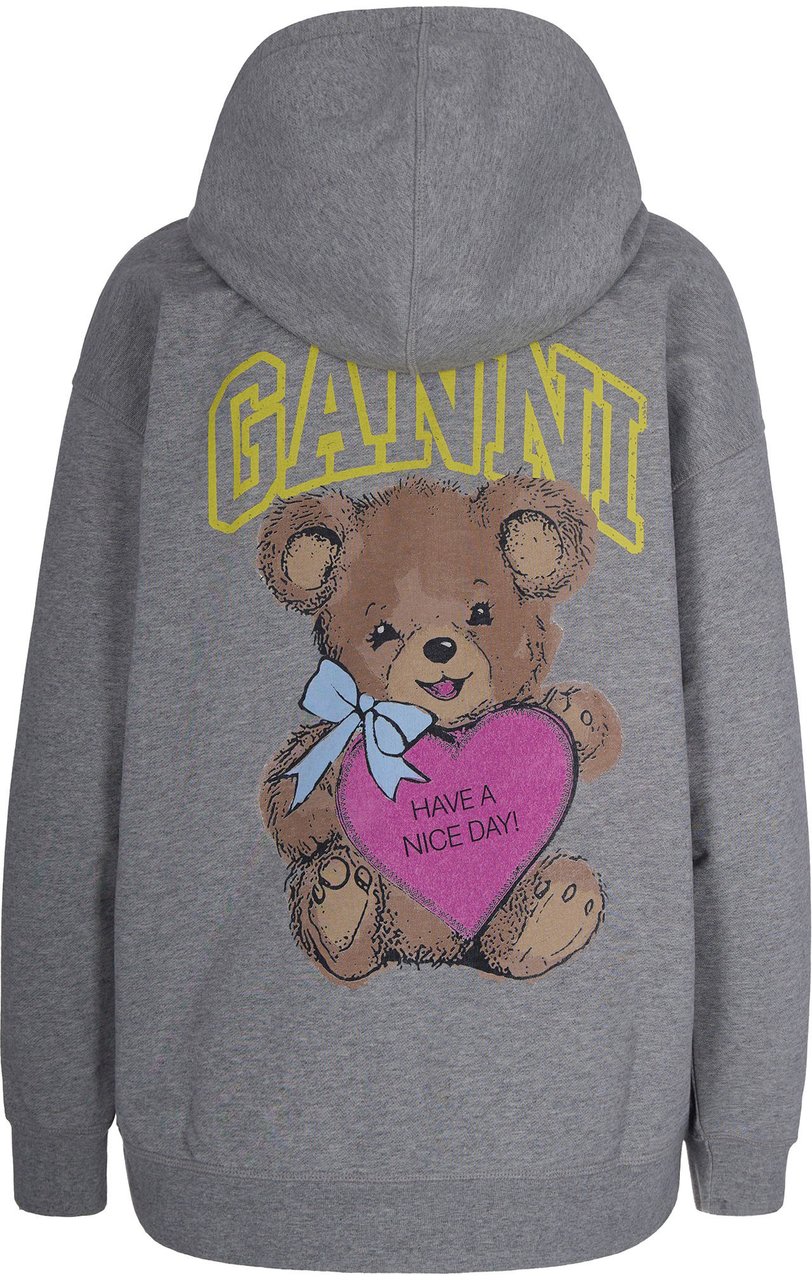 Ganni Sweaters Paloma Melange Grijs