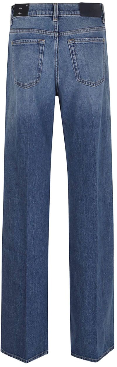 7 For All Mankind Jeans Denim Blauw