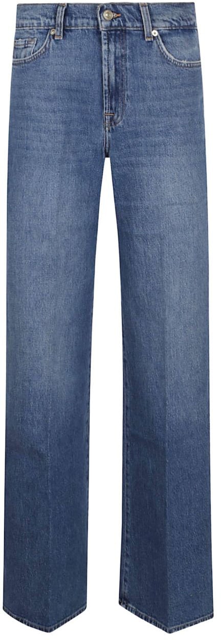 7 For All Mankind Jeans Denim Blauw