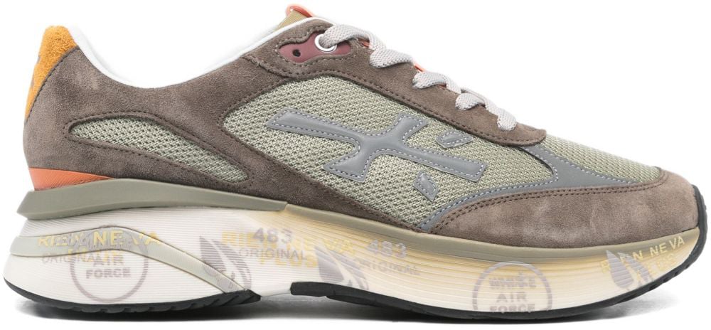 Premiata Sneakers Green Groen