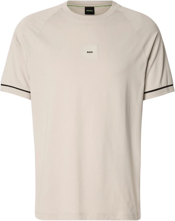 BOSS Tee Rib AC Beige