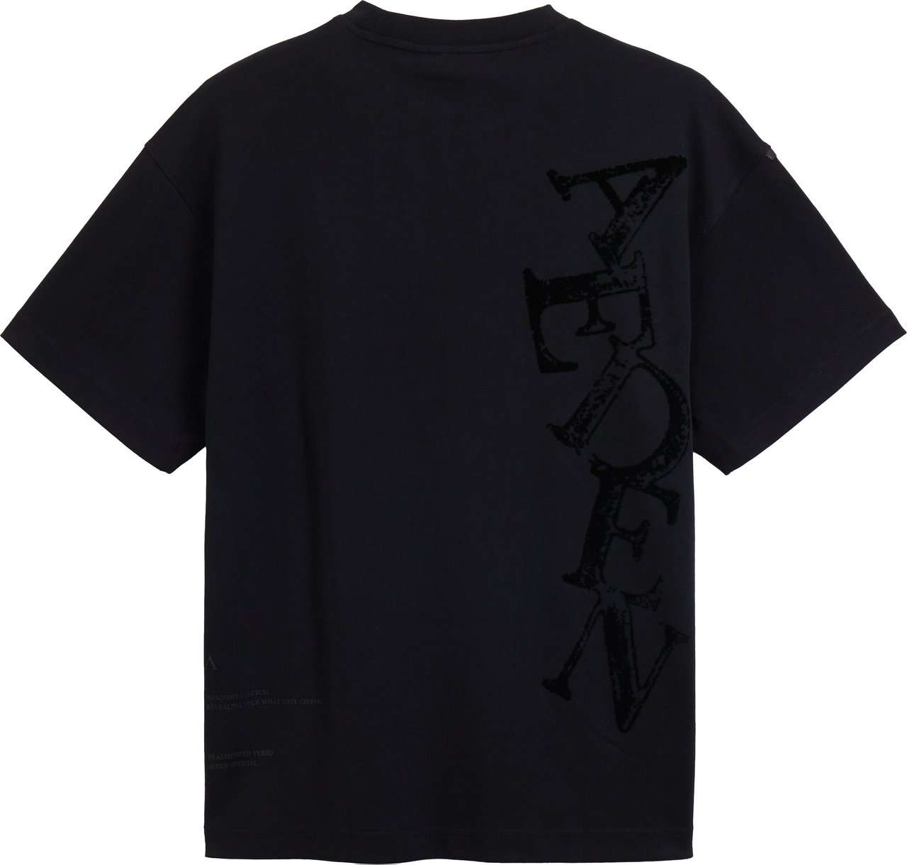 Aeden Vincent Tee Black Zwart