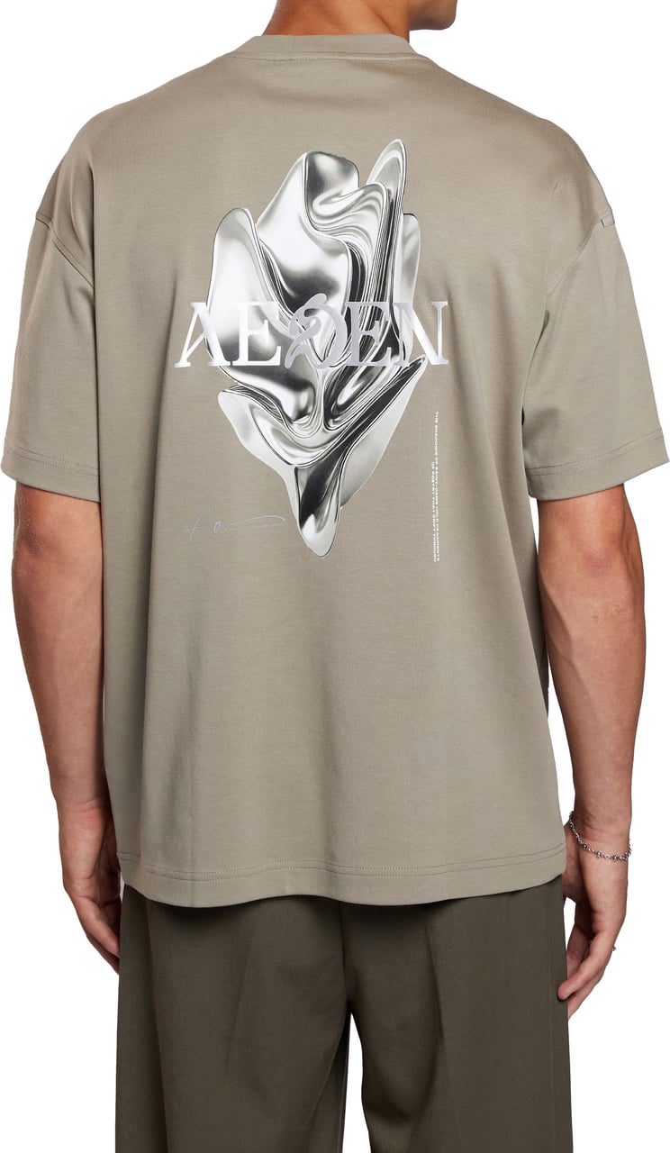 Aeden Mickey Tee Vetiver Groen