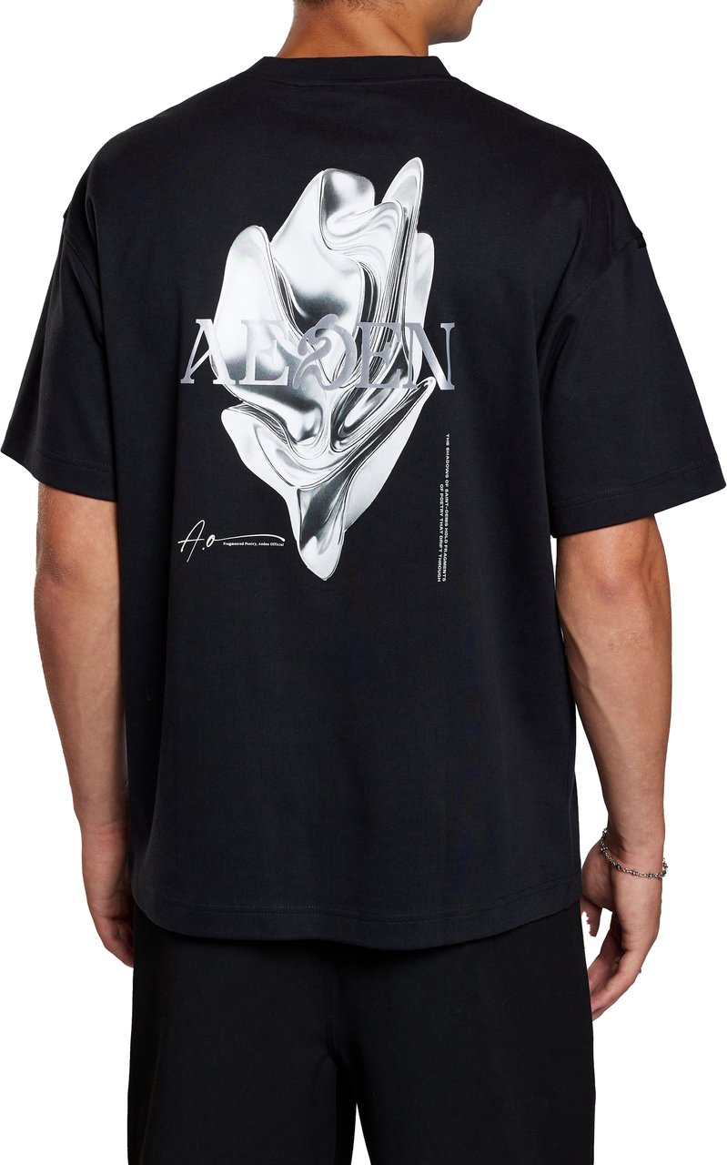 Aeden Mickey Tee Black Zwart