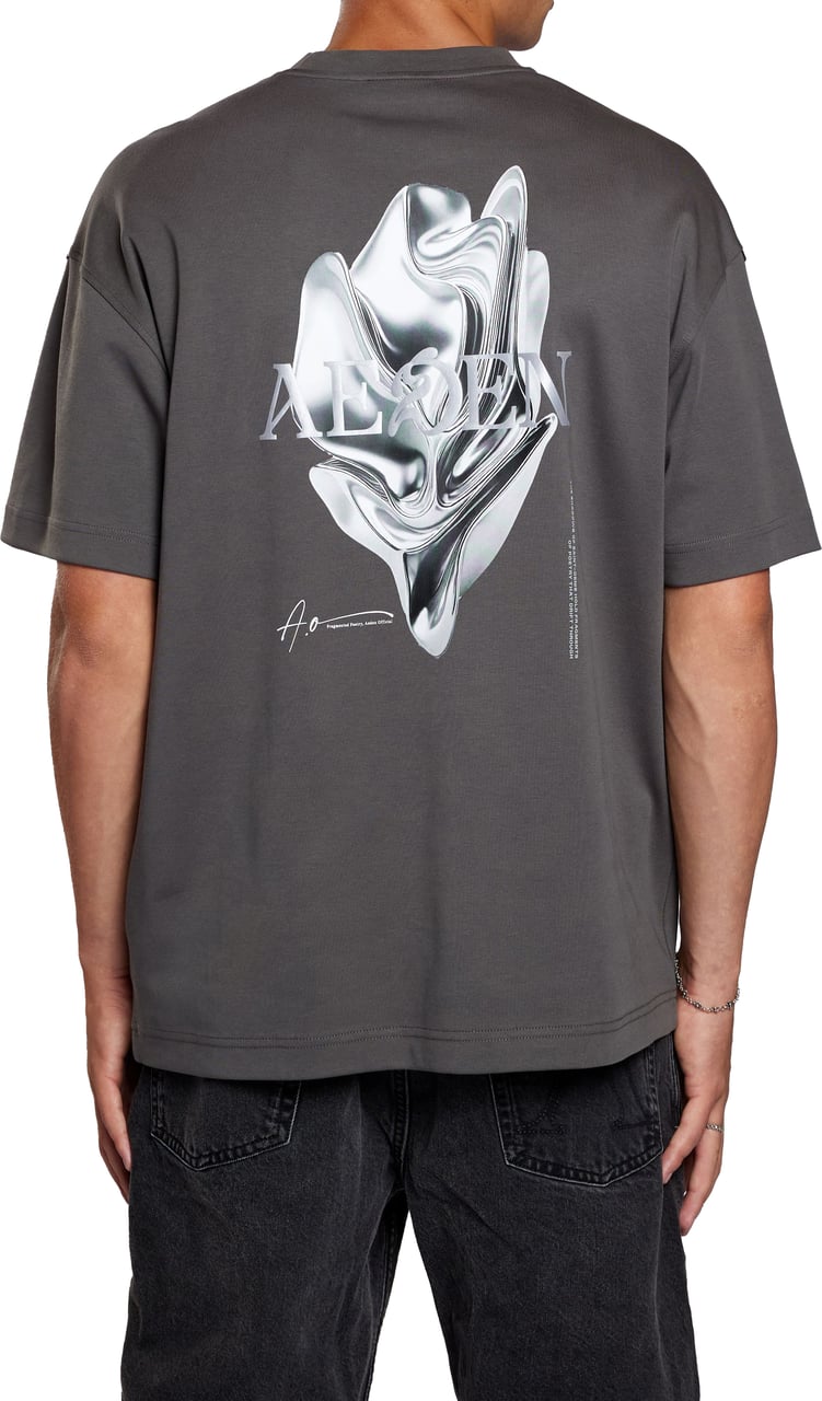 Aeden Mickey Tee Dark Shadow Grijs