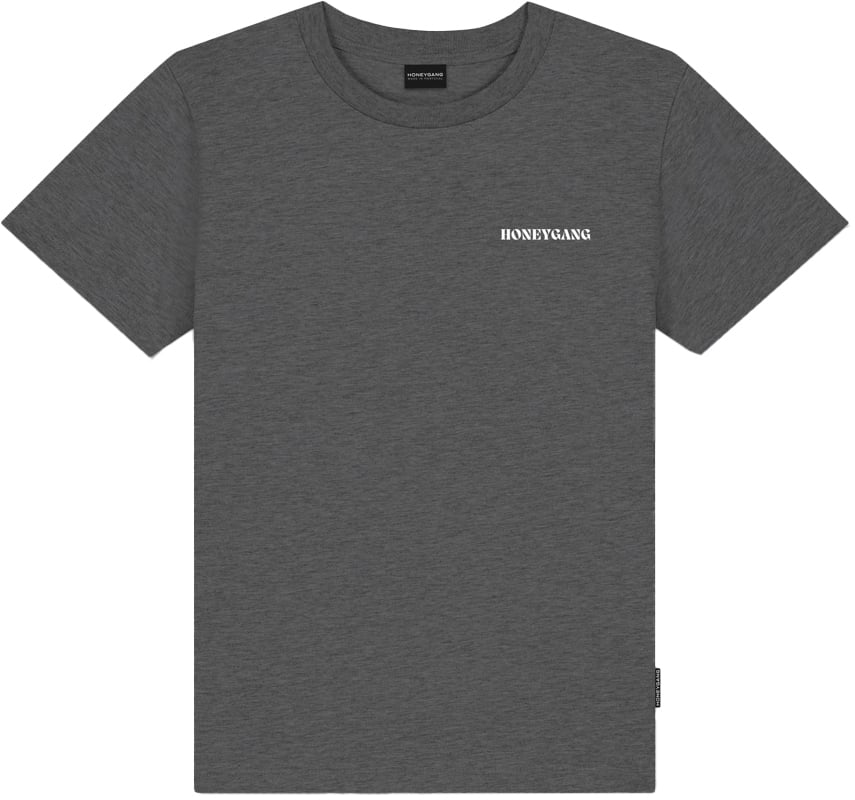 Baron Filou Honeygang Backprint T-Shirt Cl Grijs