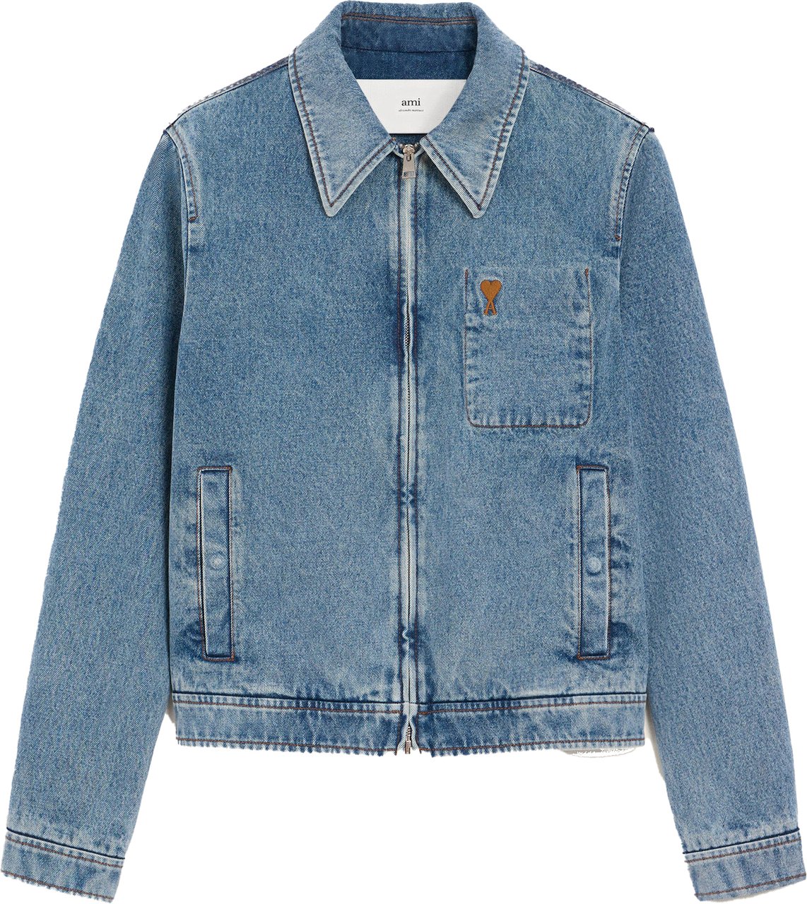 AMI Paris Jeansjas blauw Blauw