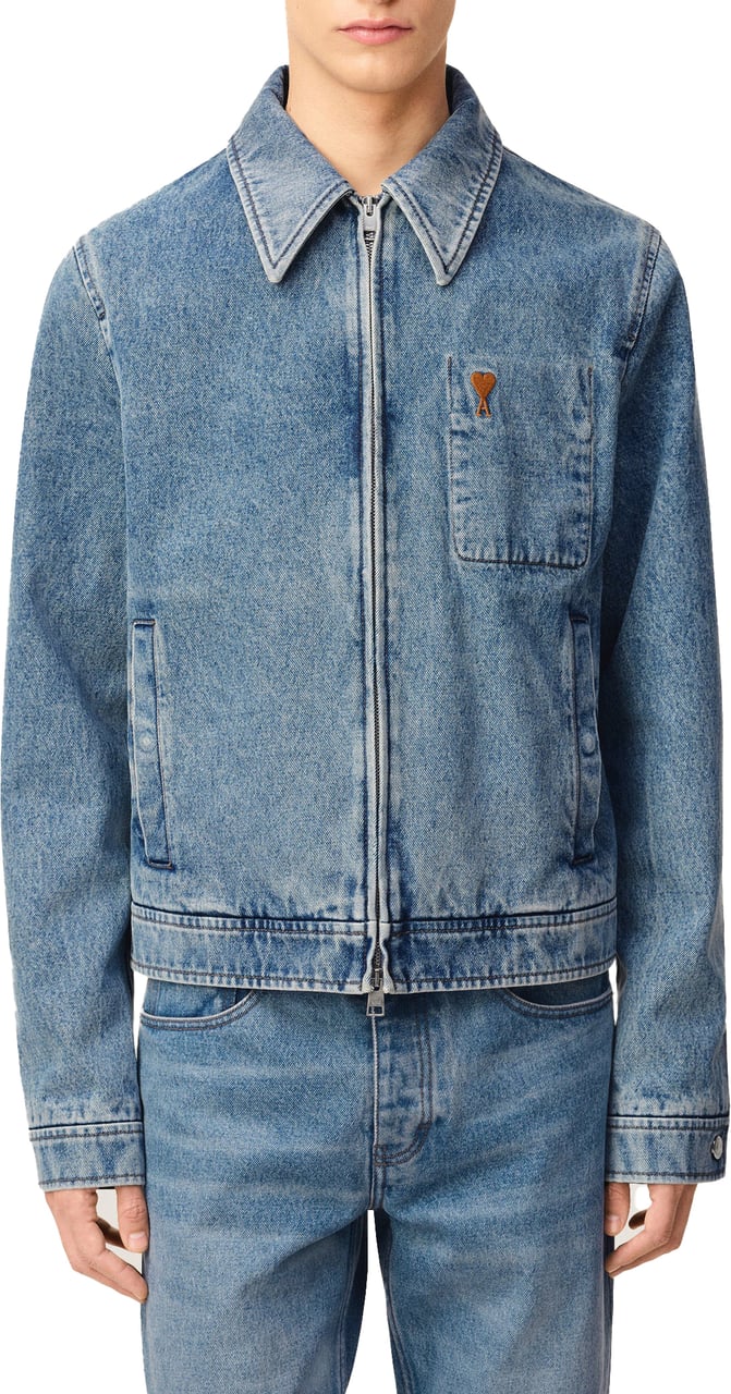 AMI Paris Jeansjas blauw Blauw