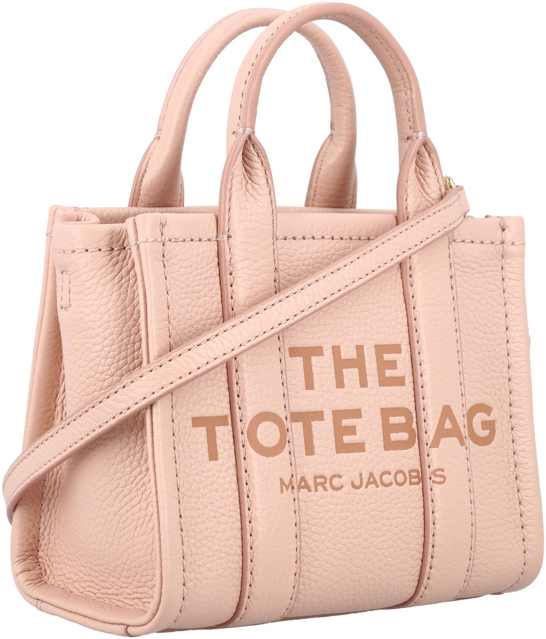 Marc Jacobs The Mini Tote leather bag Roze