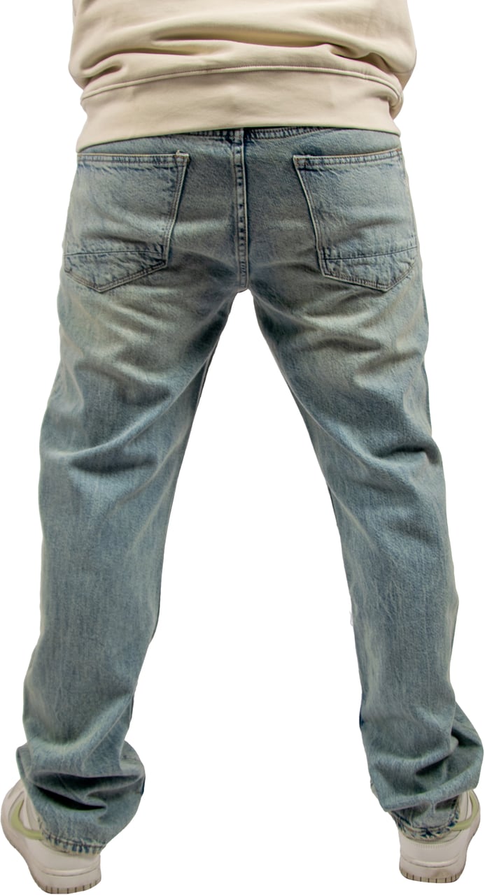 Pure Path Eric straight fit jeans Blauw