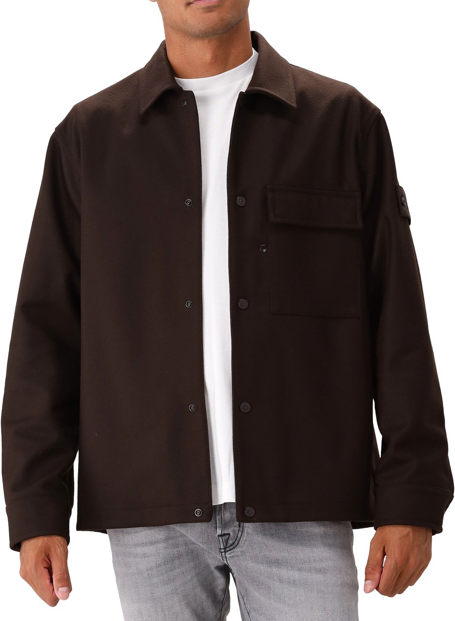 Stone Island Shirts Brown Bruin