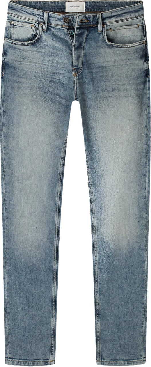 Pure Path The Ryan W1542 Denim Mid Blue Blauw