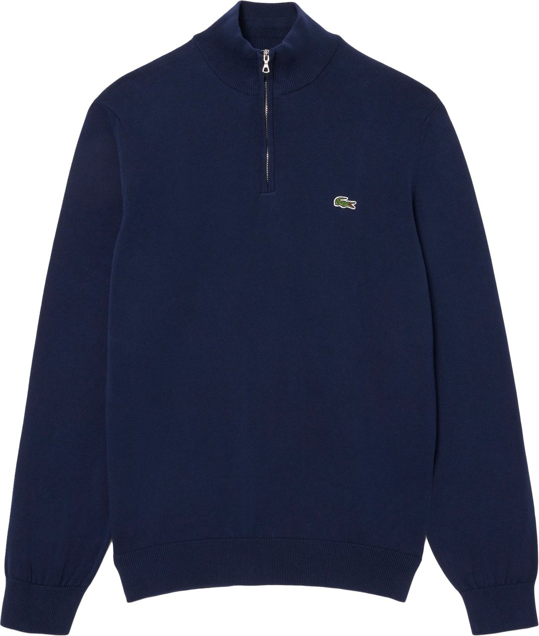 Lacoste Half zip sweater blue marine blauw Blauw