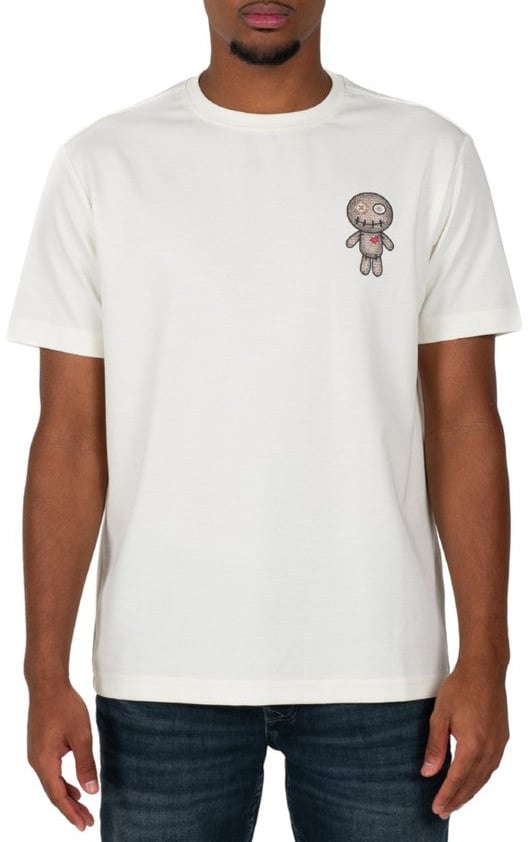 Wrong Friends Kiowa T-shirt Beige Wit