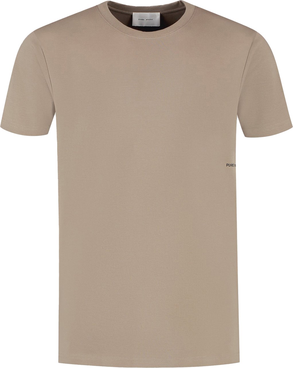 Pure Path Sideline Wordmark T-shirt Taupe