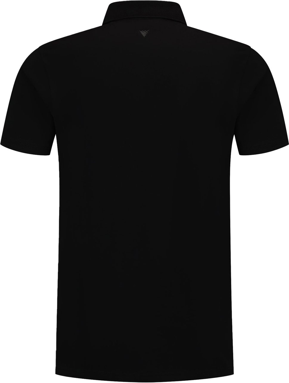 Pure Path Essential wordmark polo black Zwart