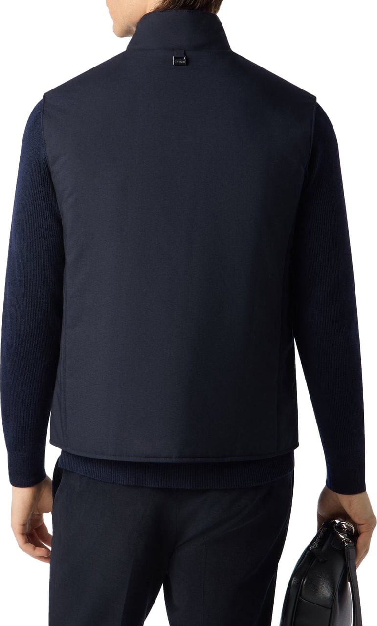 Corneliani bodywarmer navy Blauw