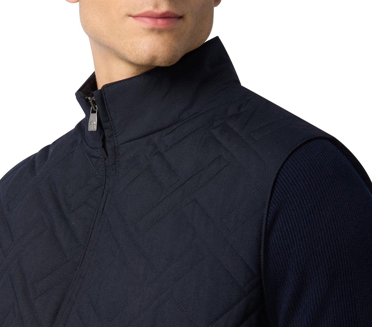 Corneliani bodywarmer navy Blauw