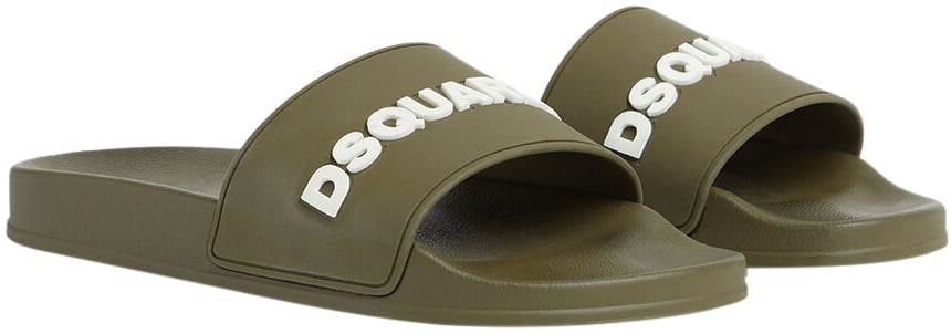 Dsquared2 SLIDE LOGO Groen