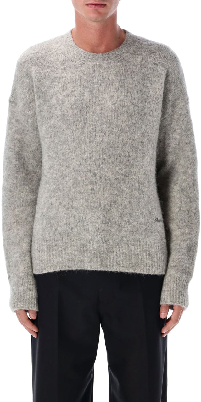 AMI Paris Alpaga Crewneck Grigio Grijs