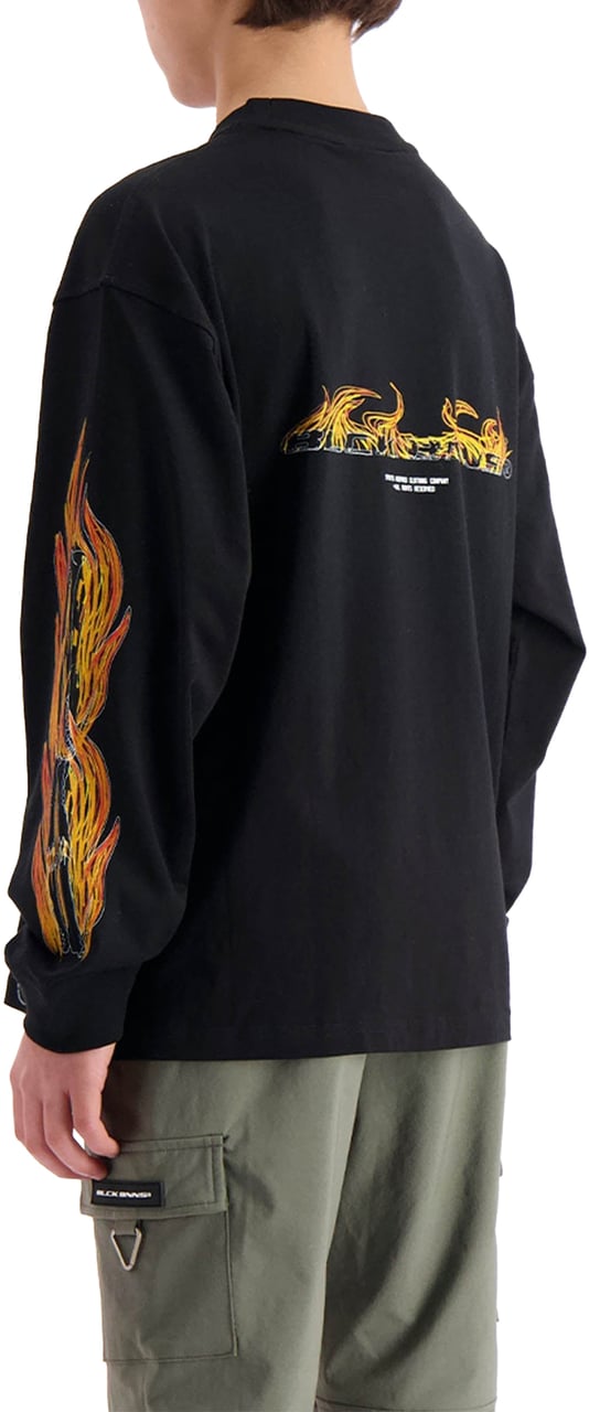 Black Bananas Blaze T-Shirt Zwart