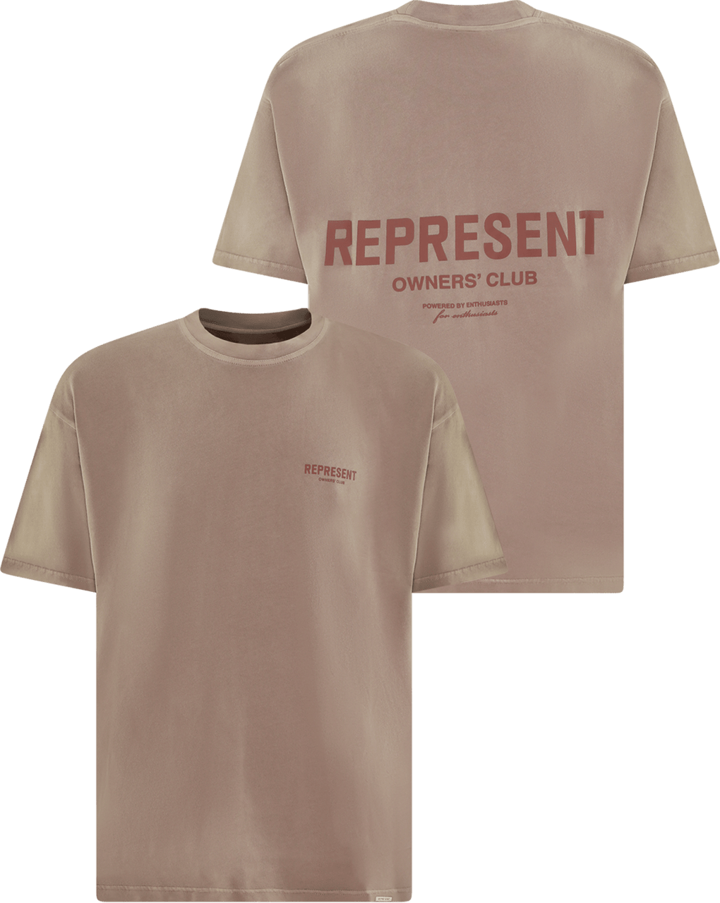Represent Heren Represent Owners Club T-Shirt Beige
