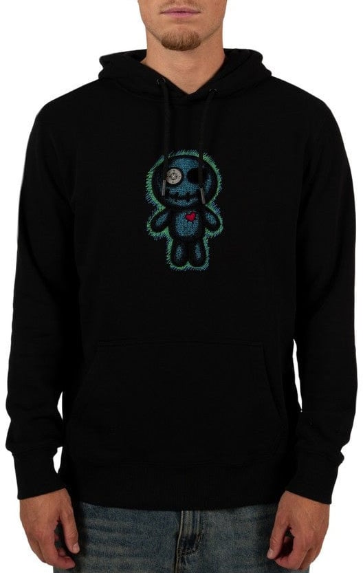 Wrong Friends WILLIAMS HOODIE - BLACK Zwart