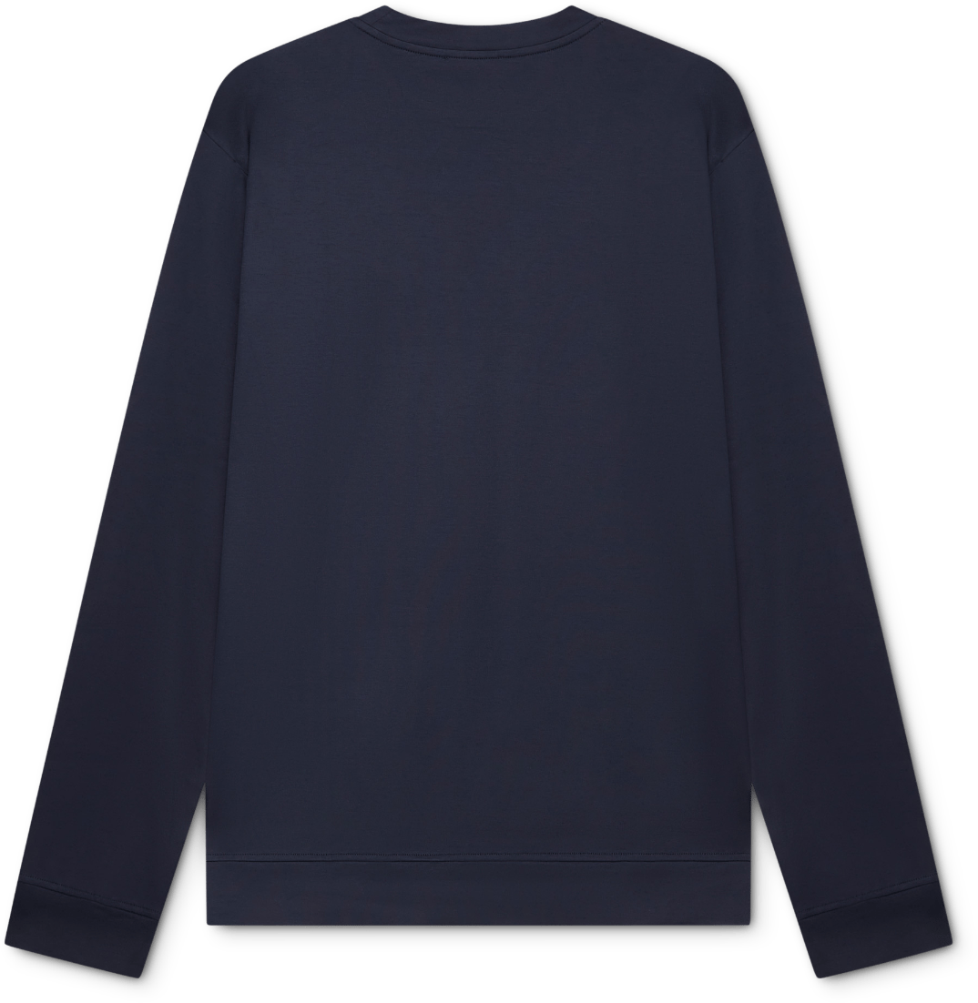 Valenza Valenza Longsleeve Blauw Heavy Supima Sweater Blauw