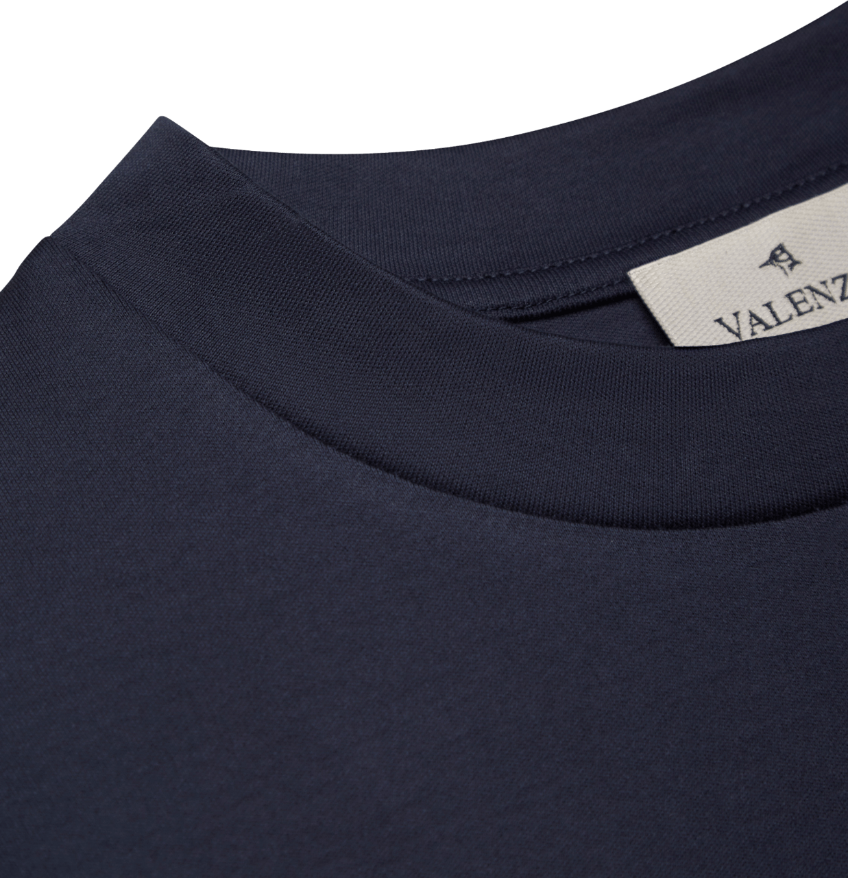 Valenza Valenza Longsleeve Blauw Heavy Supima Sweater Blauw