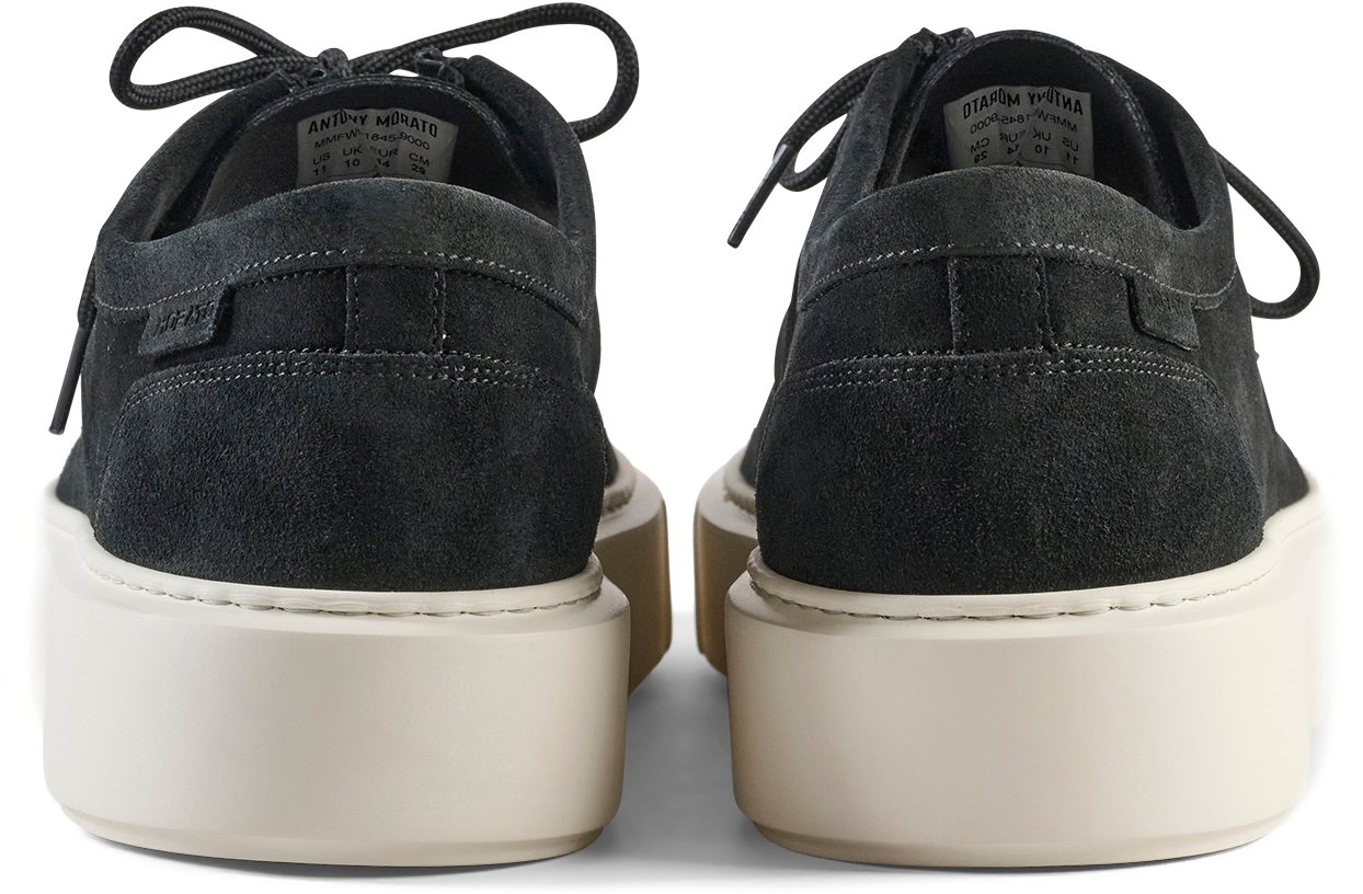 Antony Morato LOAFER LACED UP NICHOLAS IN SUEDE.LIGHT EVA SOLE Zwart