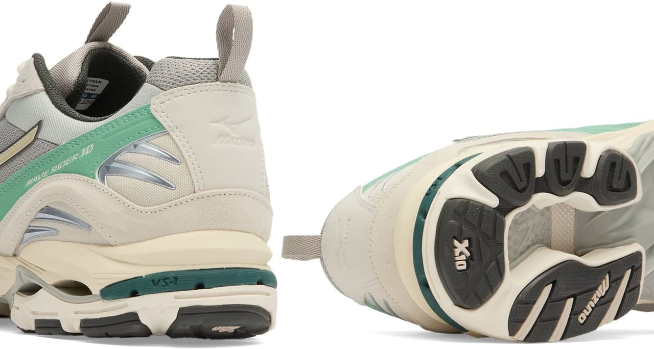 Mizuno baskets wave rider 10 Grijs