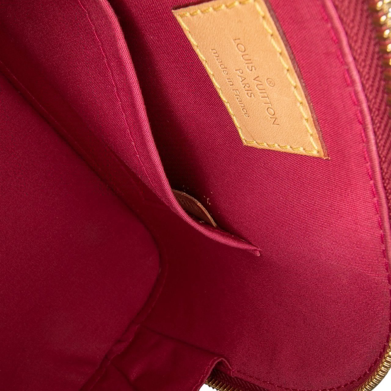 Louis Vuitton Monogram Vernis Alma BB Rood