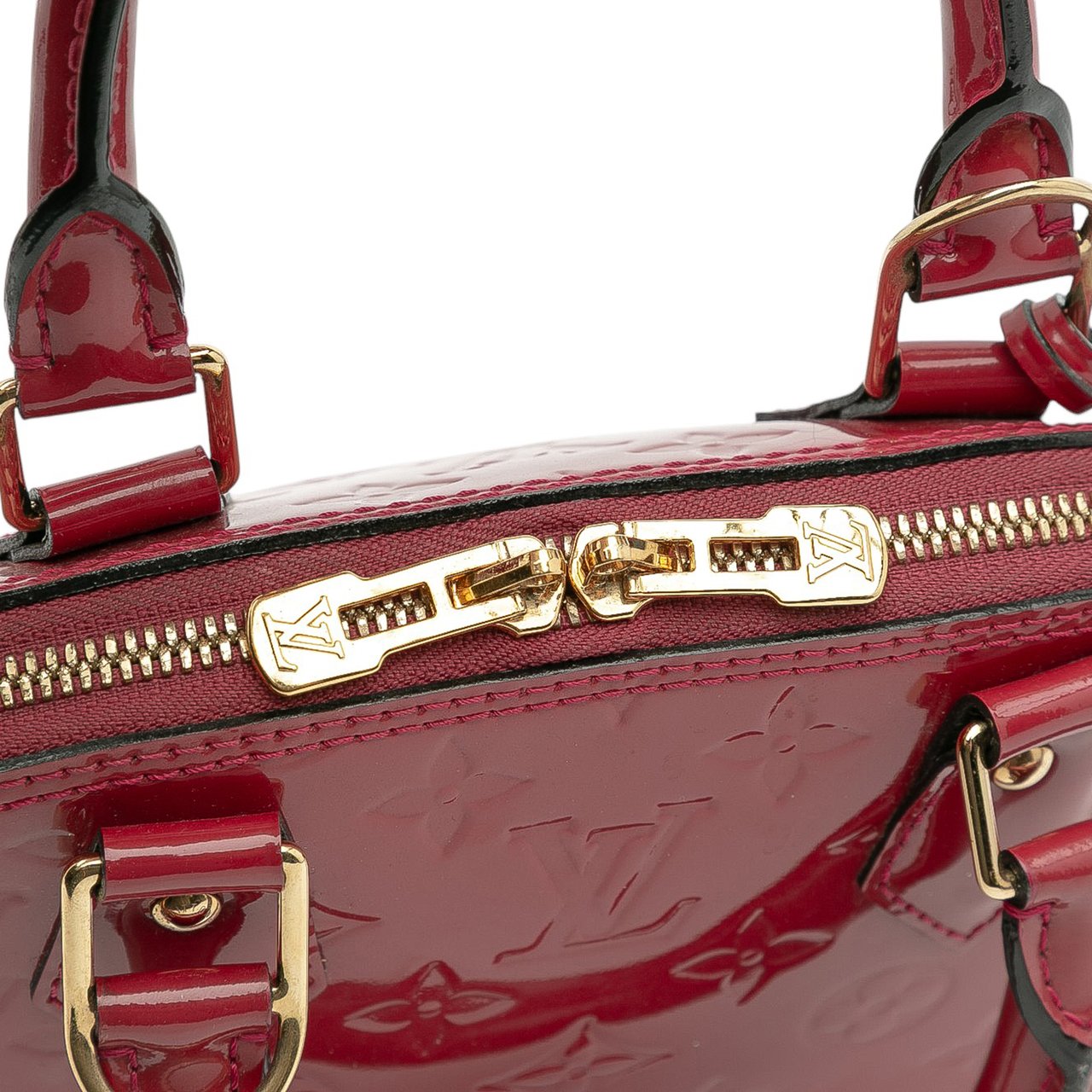 Louis Vuitton Monogram Vernis Alma BB Rood