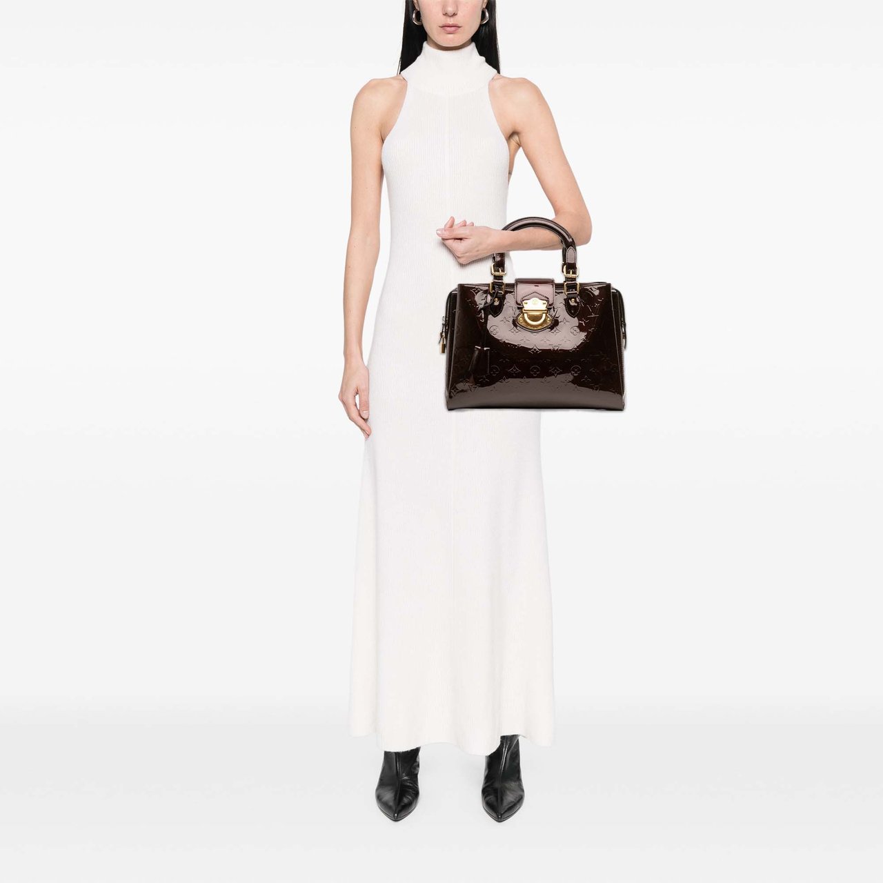 Louis Vuitton Monogram Vernis Melrose Avenue Paars