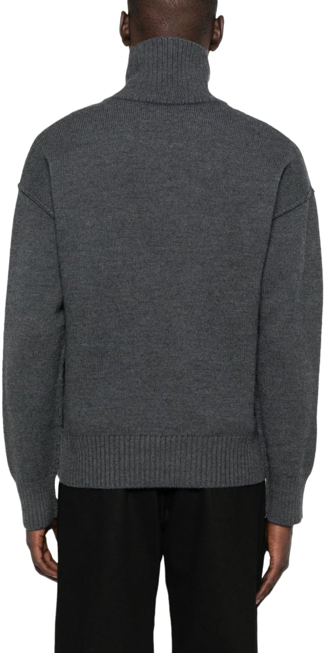 AMI Paris AMI Paris Trui Grijs ADC Felted Grijs