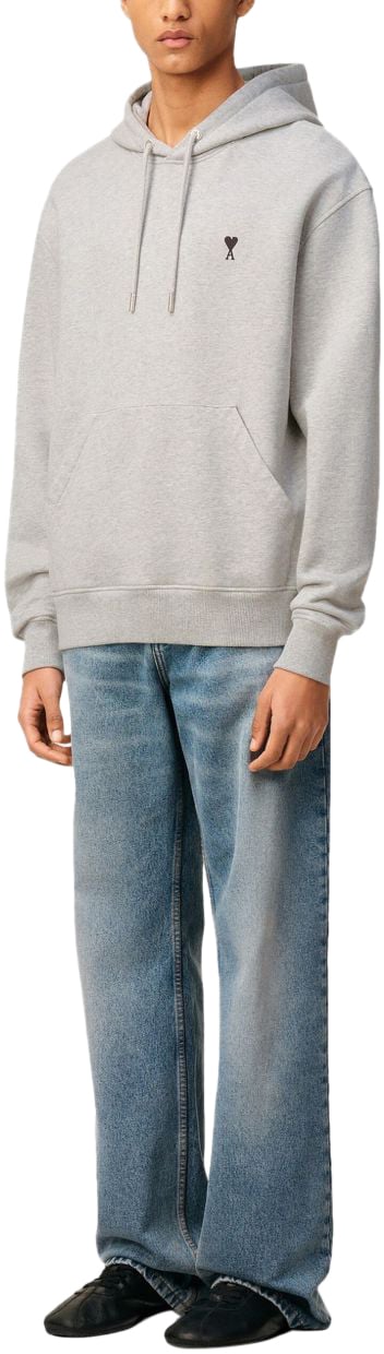 AMI Paris Adc Hoodie Grigio Grijs
