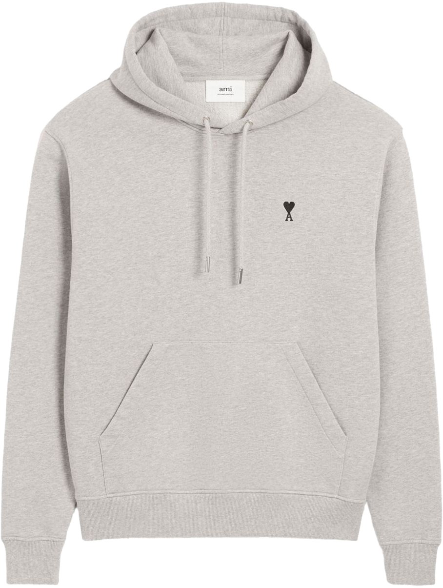 AMI Paris Adc Hoodie Grigio Grijs