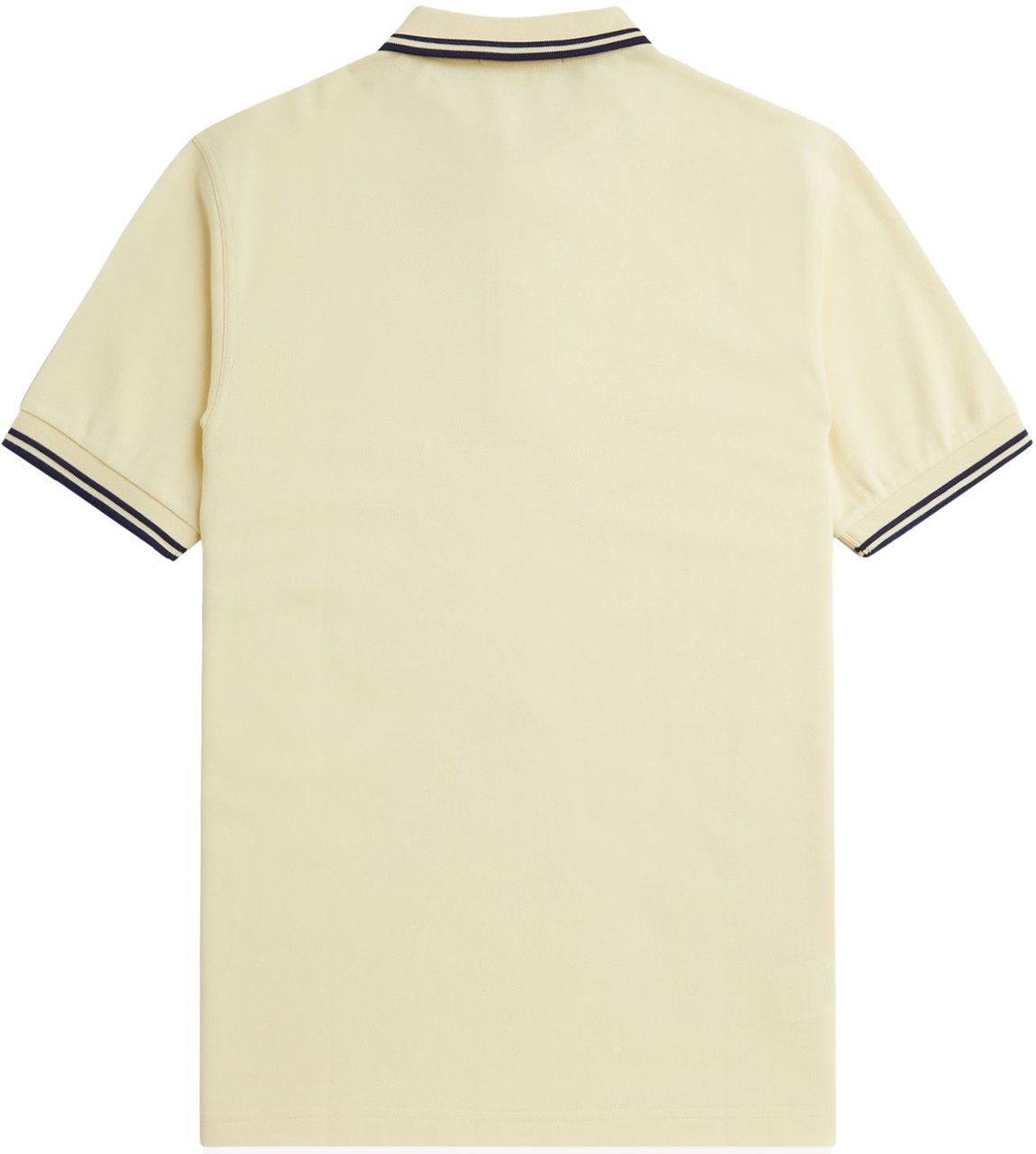 Fred Perry Fred Perry Twin Tipped Polo Ice Cream/French Navy Blauw