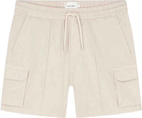 Pure Path Pure Path Regular Fit Cargo Shorts Beige