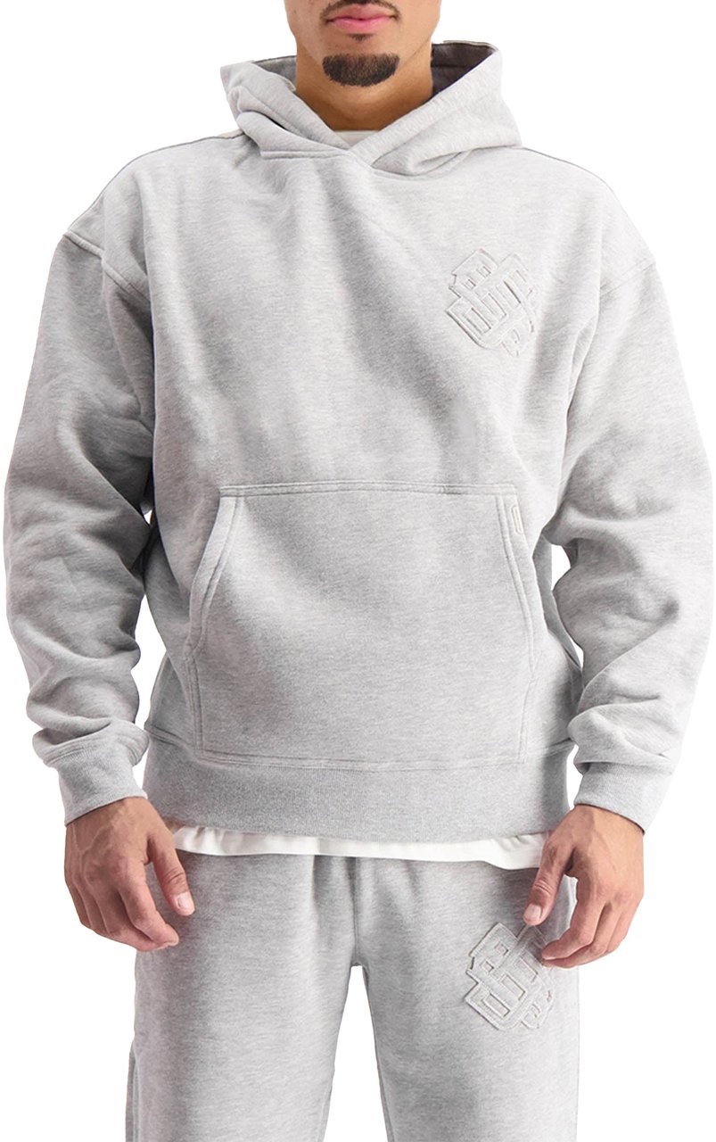 Black Bananas Monogram Hoodie Grijs