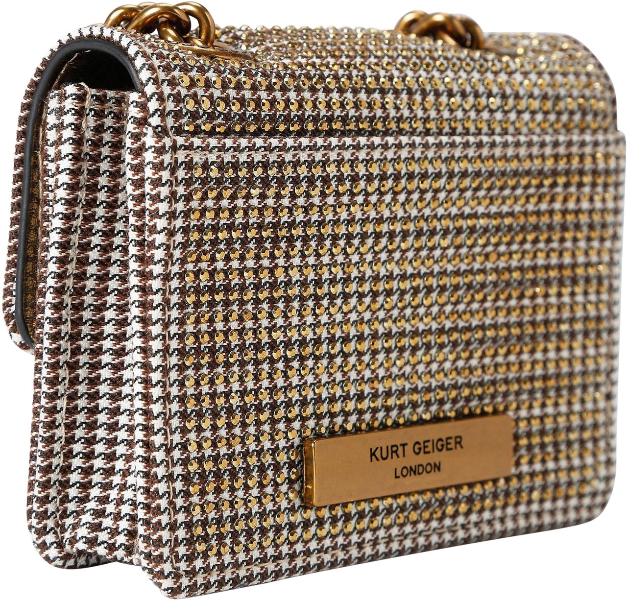 Kurt Geiger London Micro Kensington Tas Beige