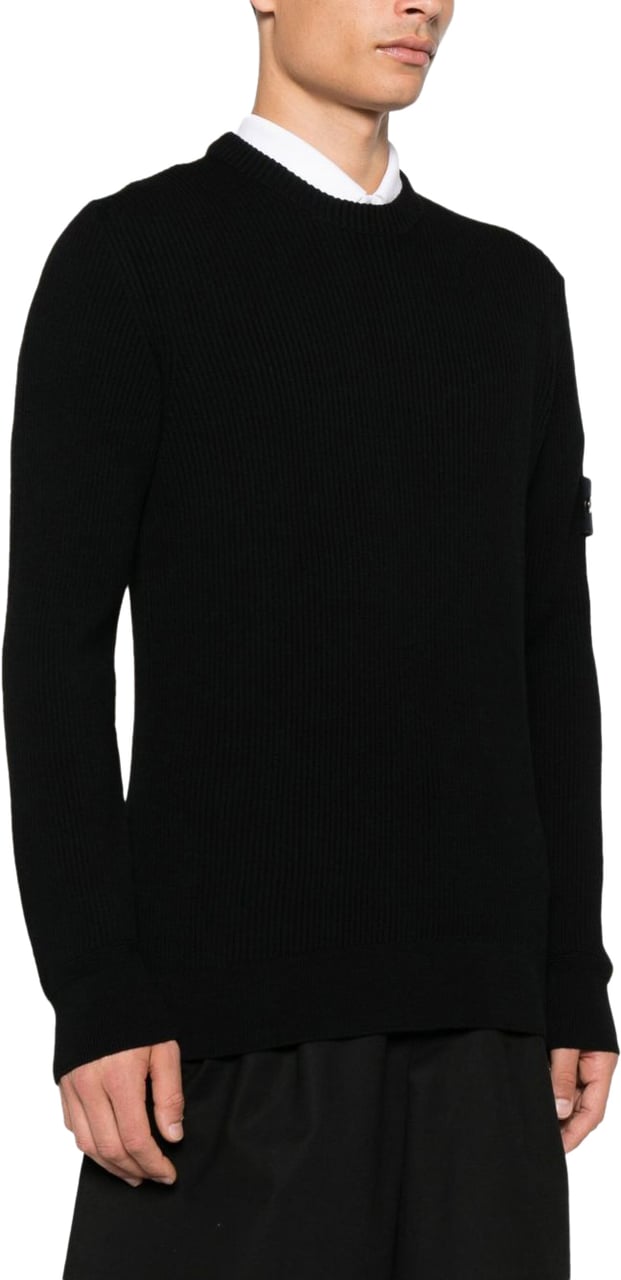 Stone Island Sweaters Black Zwart