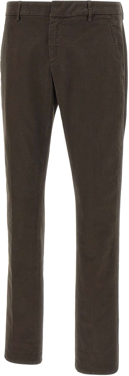 Dondup Slim fit pants 'Gaubert' Bruin