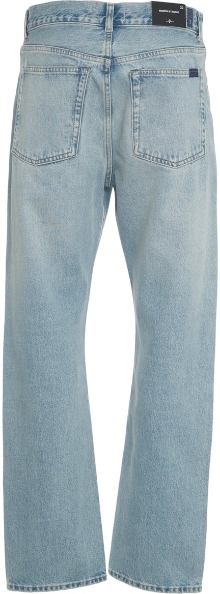 7 For All Mankind Straight cut jeans Blauw