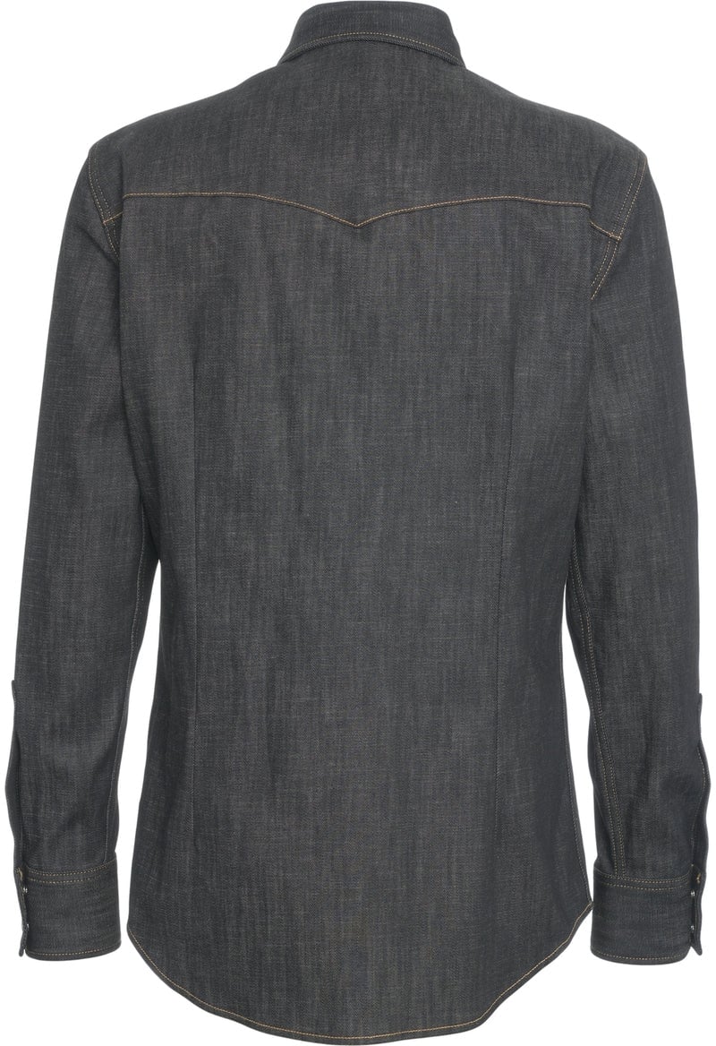 Dsquared2 Denim western shirt Zwart