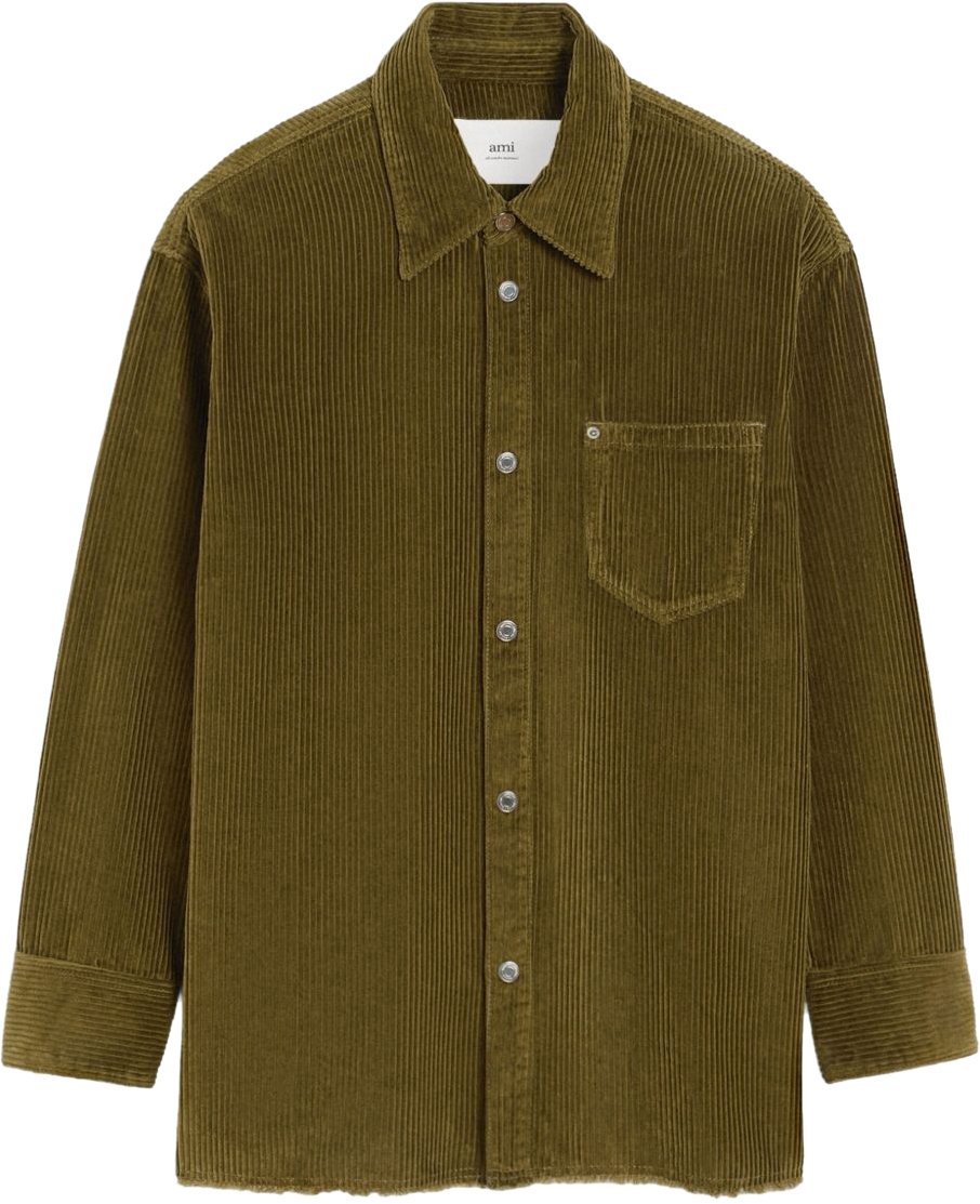 AMI Paris Shirts Brown Bruin